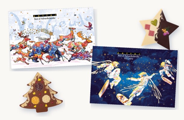 Frisch eingetroffen: Weihnachtsspezialitäten von zotter - zotter Adventskalender &amp; Weihnachtsschokolade | pikantum