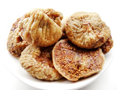 Schale mit getrockneten Bio Feigen