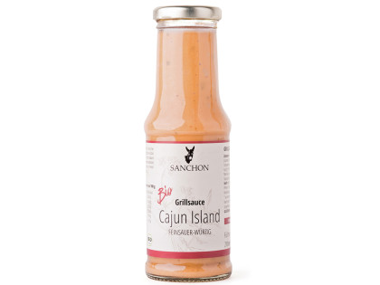 Bio Sanchon Grillsauce Cajun Island, vegan, 210ml
