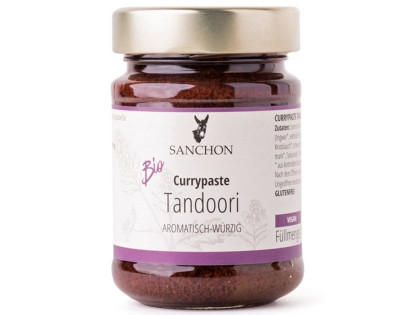 Bio Sanchon Currypaste Tandoori, vegan, 190g