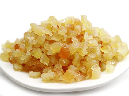 Schale mit Bio Zitronatwürfeln