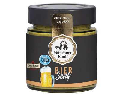 Bio Bier Senf, Bioland Qualität, Münchner Kindl, 125 ml