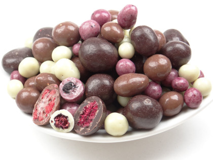 Bio Beeren-Mix in Schokolade, 250g