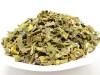 Schale mit getrocknetem und geschnittenem Bio Mistelkraut