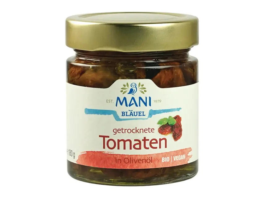 Bio MANI Getrocknete Tomaten in Olivenöl von pikantum