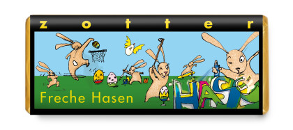 Freche Hasen - Nougat & Keks von zotter